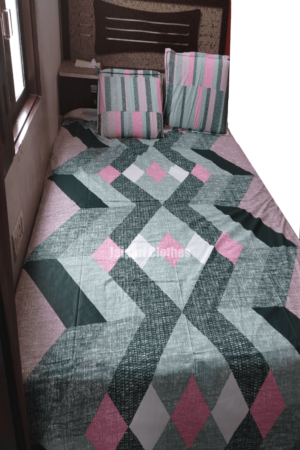 check pattern cotton double bad bedsheet